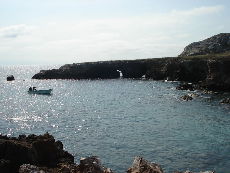 Hidden Beach in the Marietas Islands nayarit