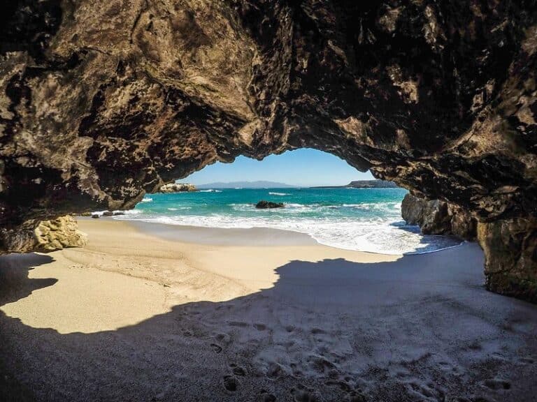 Hidden Beach in the Marietas Islands nayarit