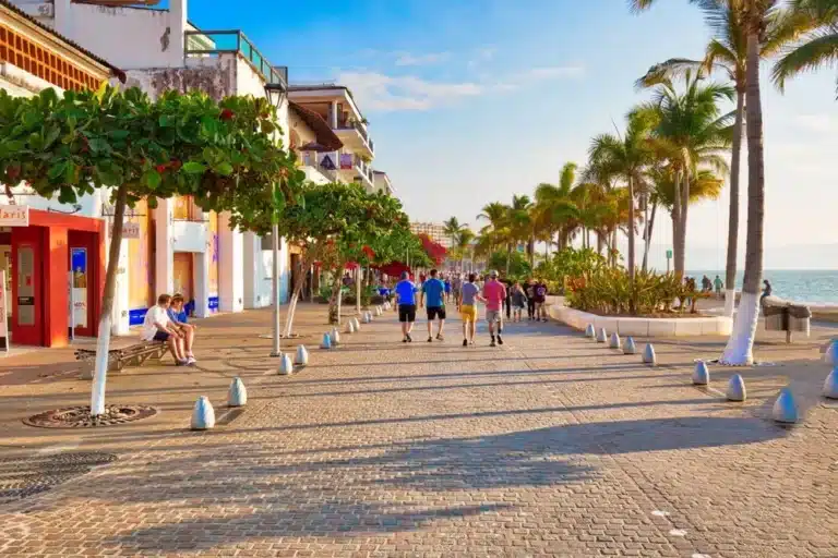 malecon boardwalk puerto vallarta